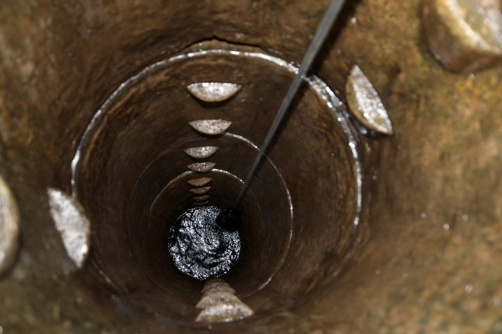 NOTE: IMAGES ARE EMBARGOED FOR USE IN FCC MATERIALS UNTIL AFTER 00:01 GMT ON FEB 26th 

 

 Water well in Ayetoro-Ijesa village.( George Osodi/Panos)